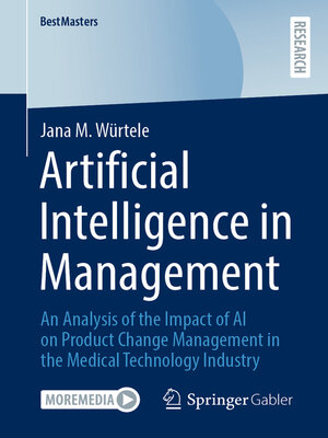 cover image of Artificial Intelligence in Management